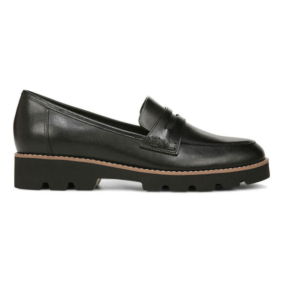 Vionic Cheryl II I7819L1 Loafers Women's US 8 Black Leather Casual Shoes ZPO519 - Picture 9 of 15